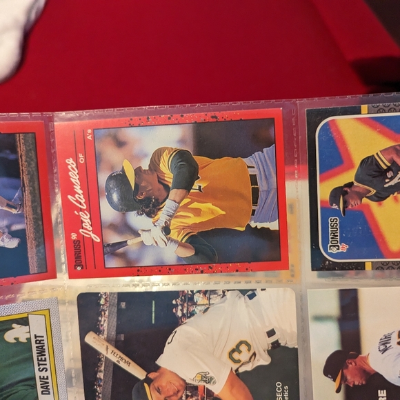 Set of 9 Baseball Cards includes Two Jose Canseco cards - Picture 5 of 8